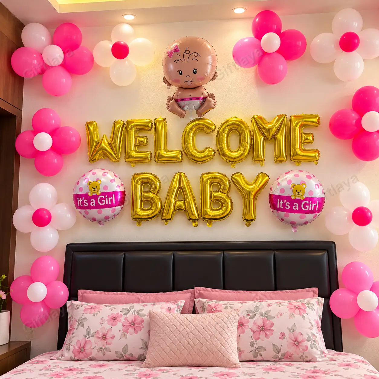 Welcome Home Baby Girl Decor — photo 3
