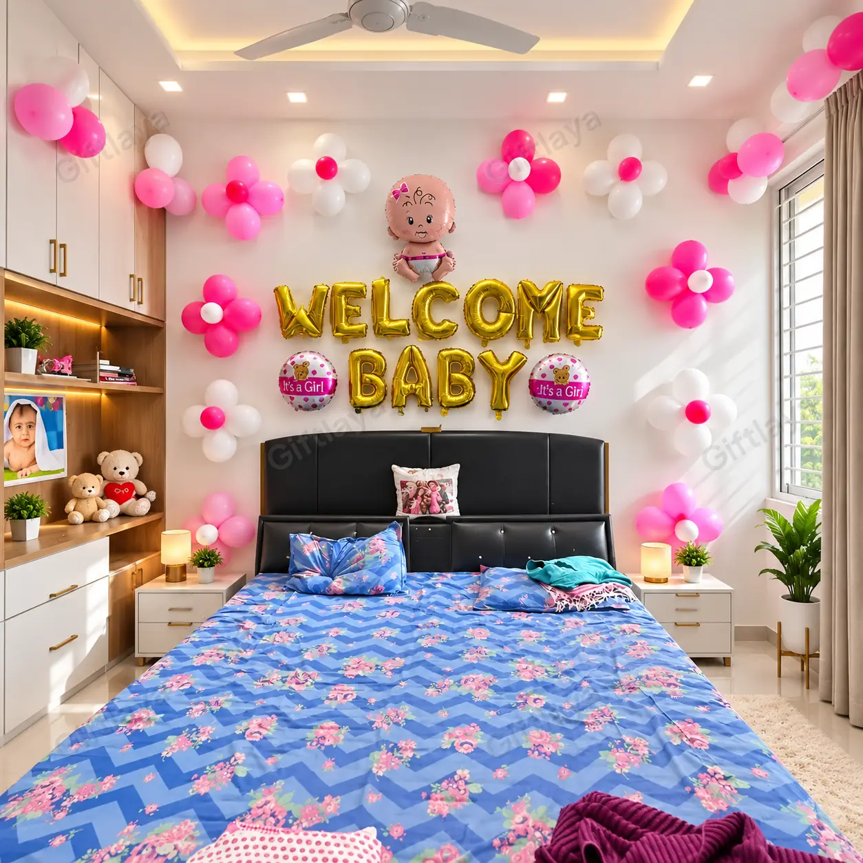 Welcome Home Baby Girl Decor — photo 2