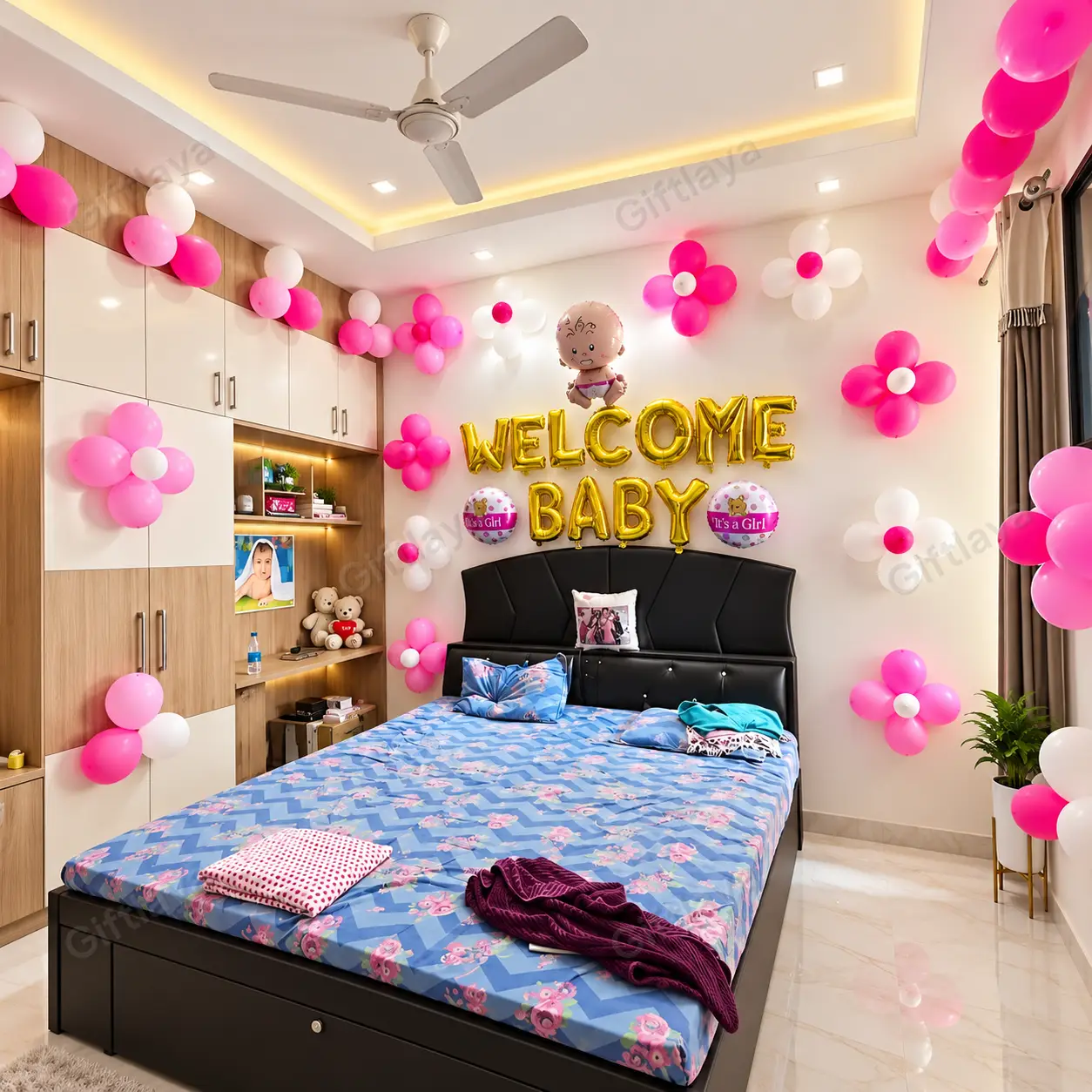 Welcome Home Baby Girl Decor