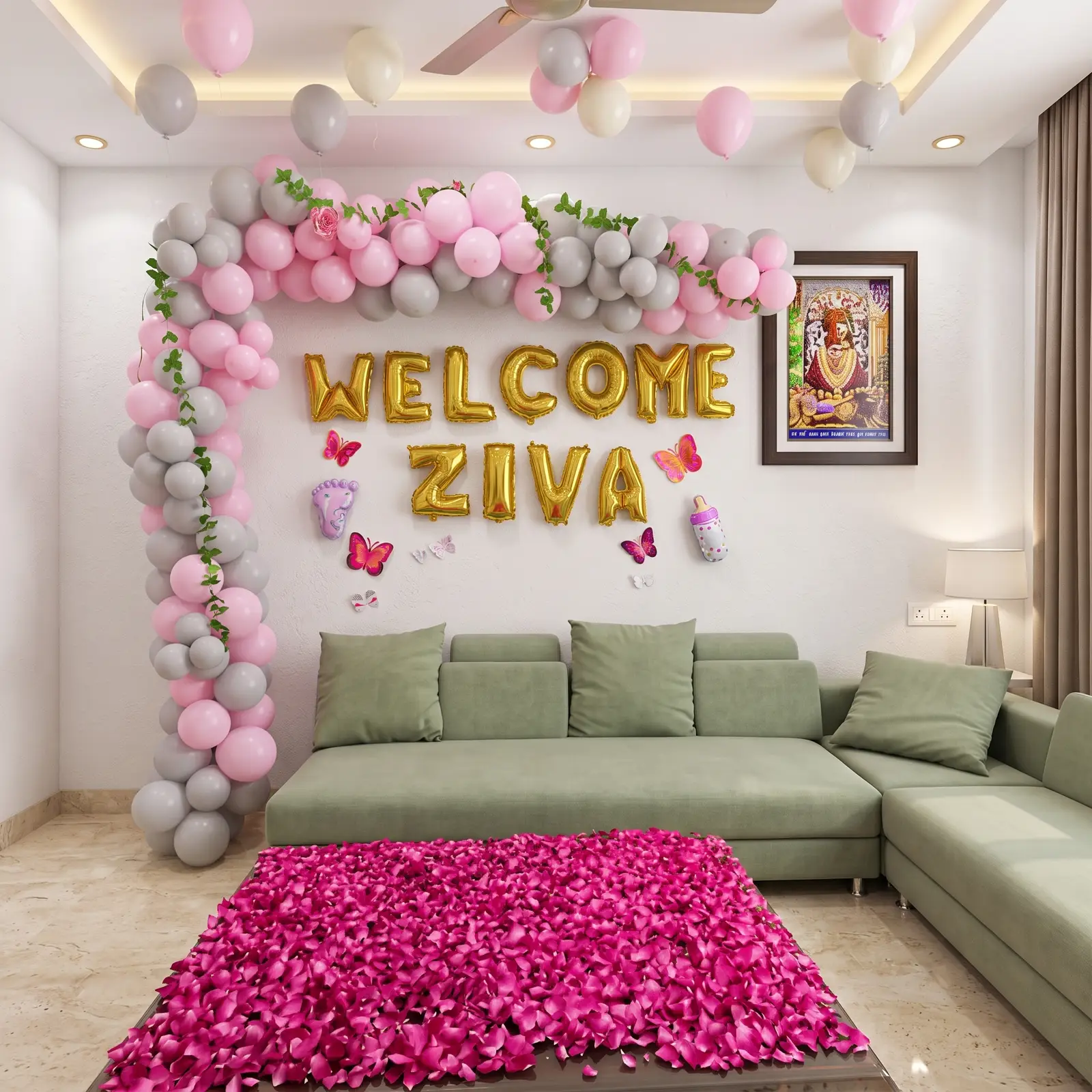 Welcome Home Girl Decoration