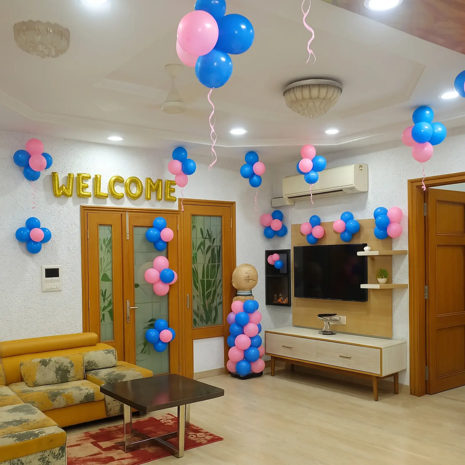 Welcome Twin Baby Decoration