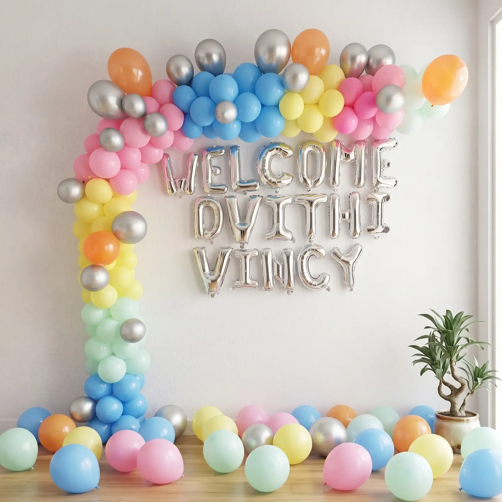 Welcome Twins Decoration