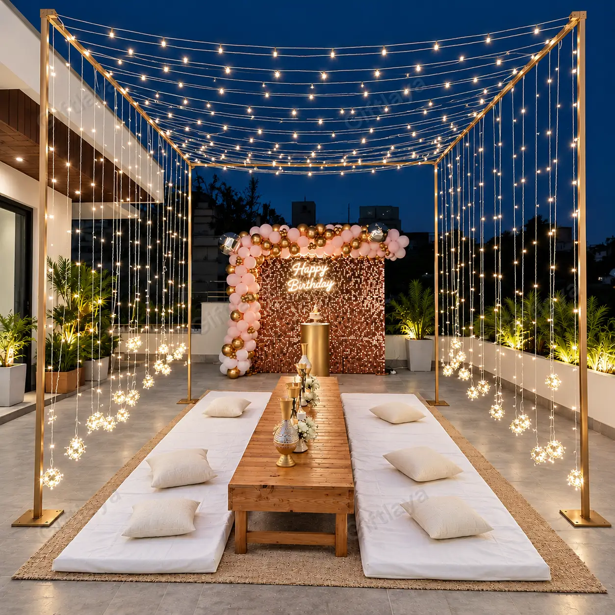 Birthday Premium Terrace Decoration