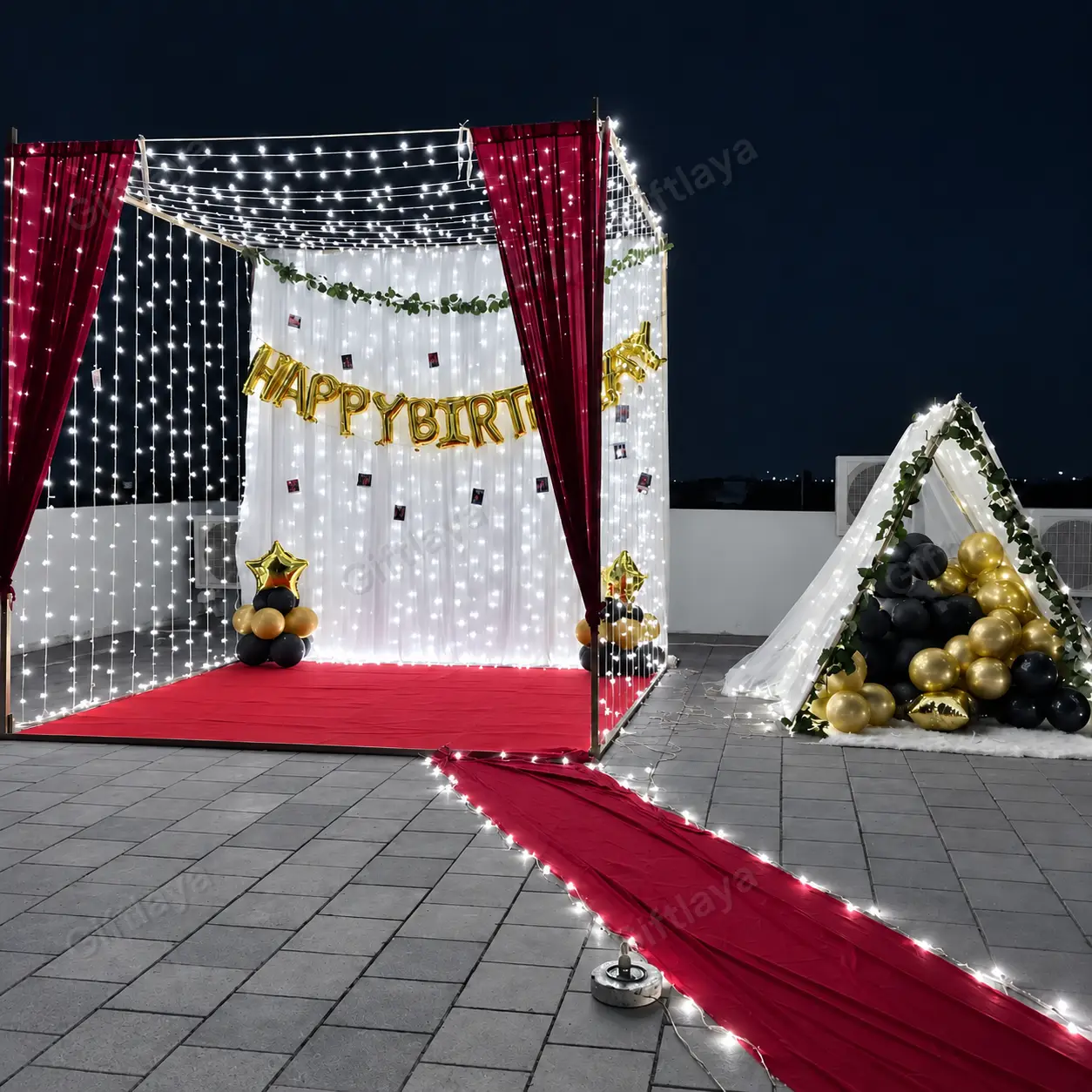 Romantic Premium Terrace Setup