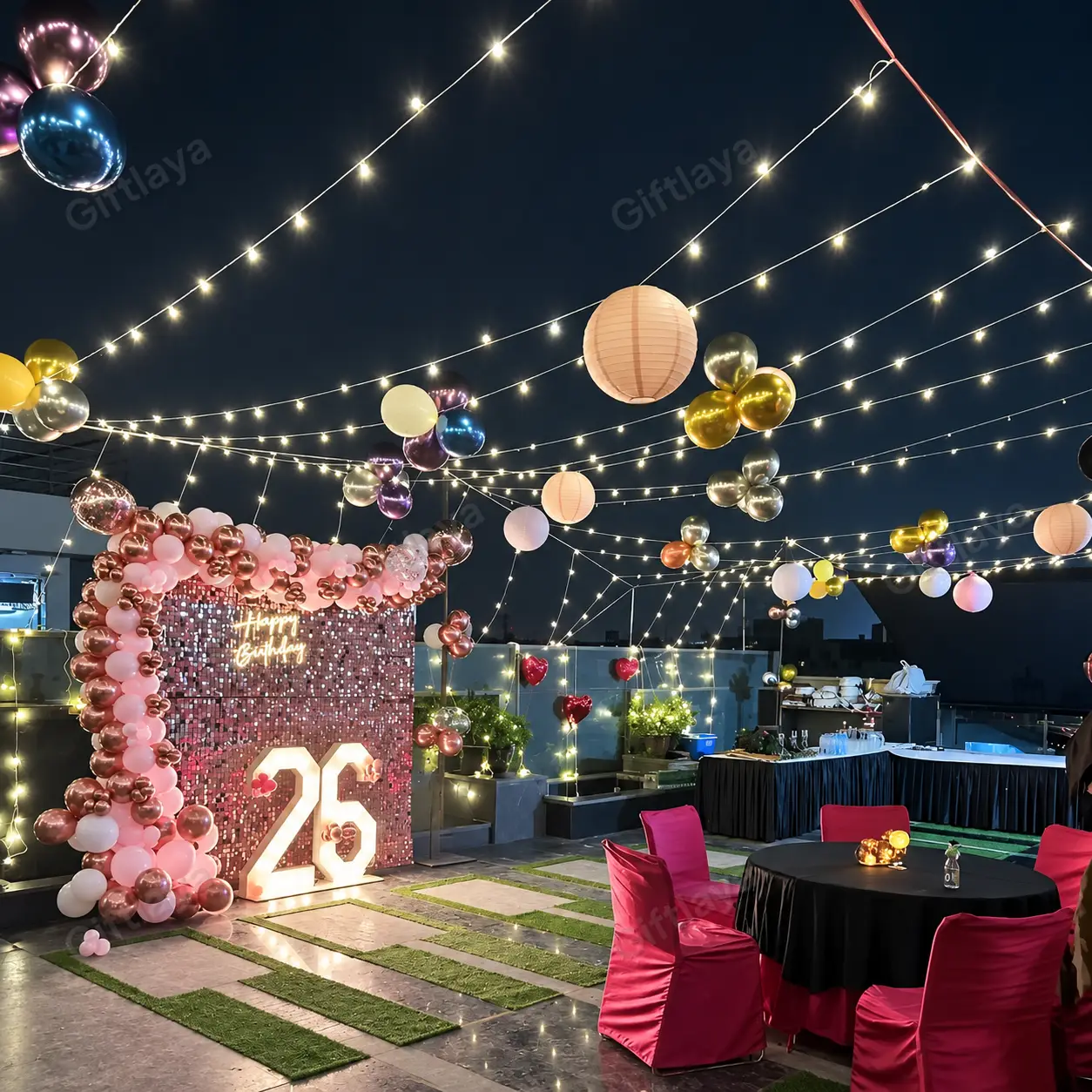 Terrace Sequence Birthday Decoration