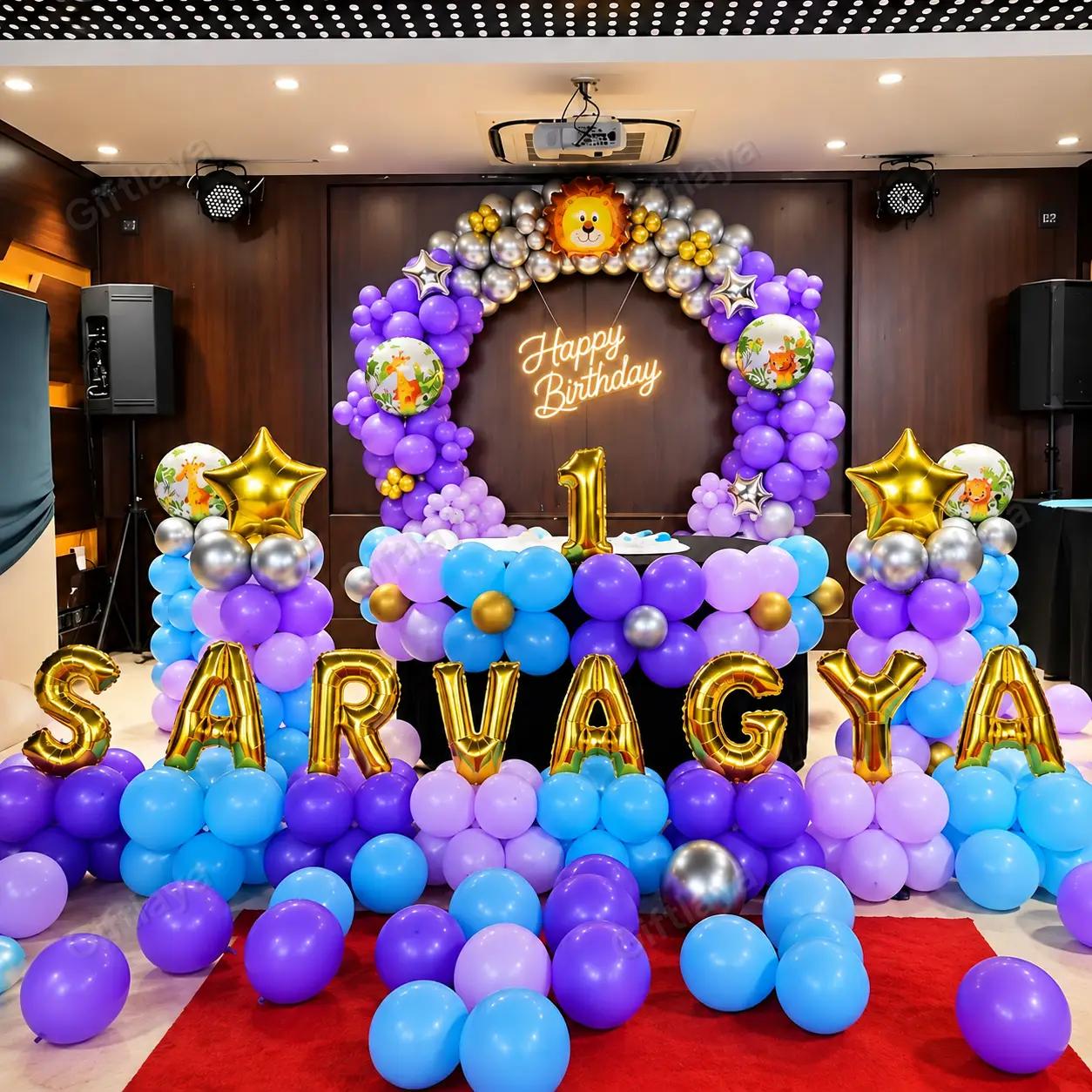Baby First Birthday Stage Decoration — photo 2