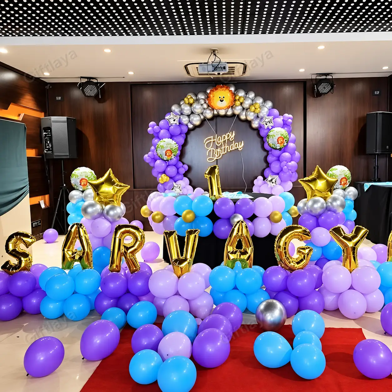 Baby First Birthday Stage Decoration