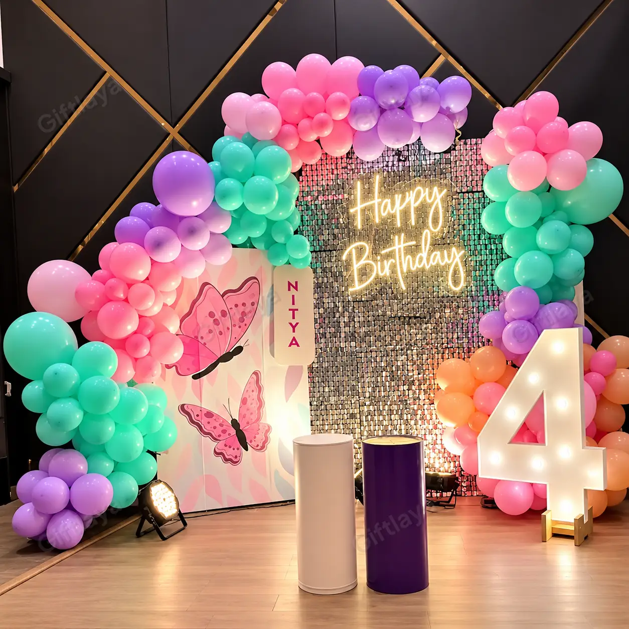 Butterfly Theme Stage Decoration