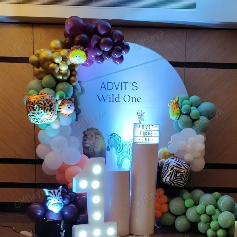 Jungle Theme Birthday Setup — photo 4