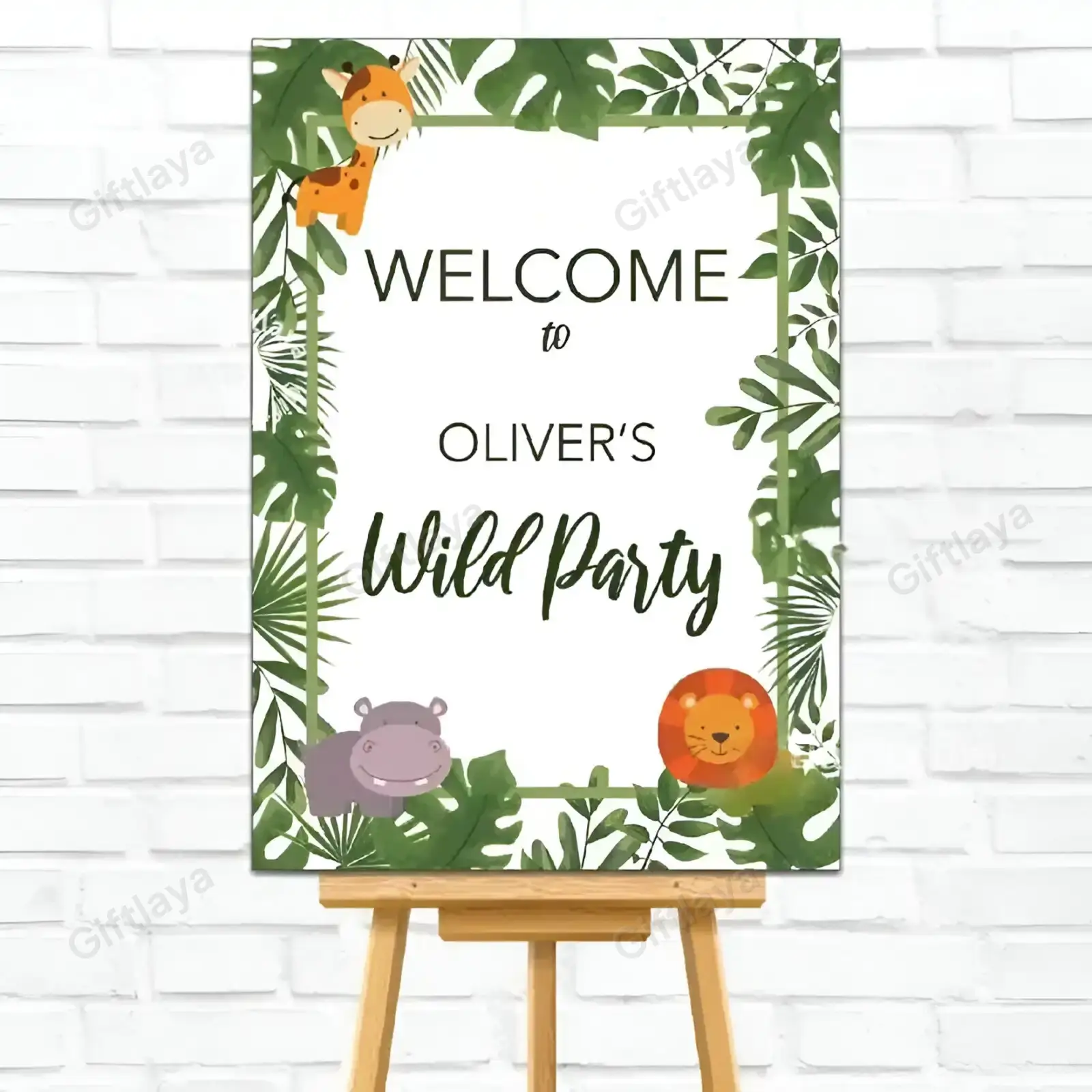 Jungle Theme Birthday Setup — photo 2