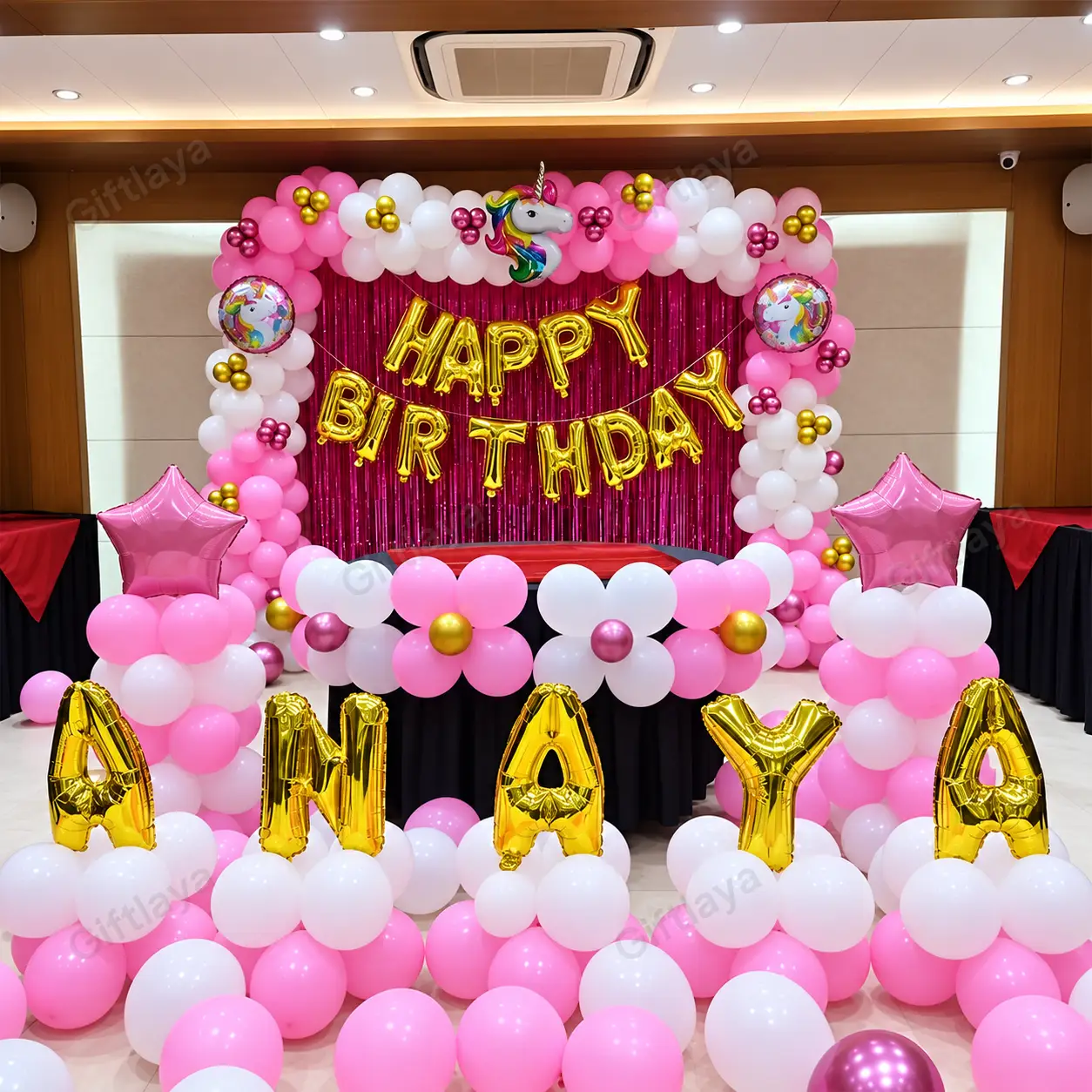 Simple Unicorn Stage Decoration