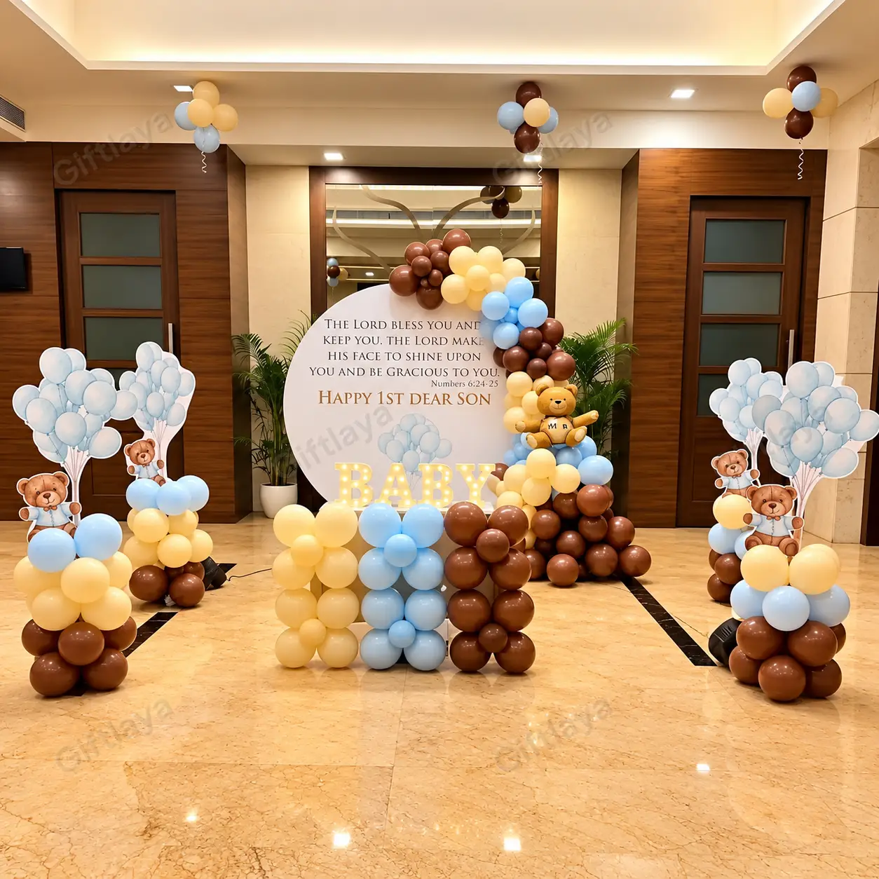 Teddy Theme Balloon Decoration