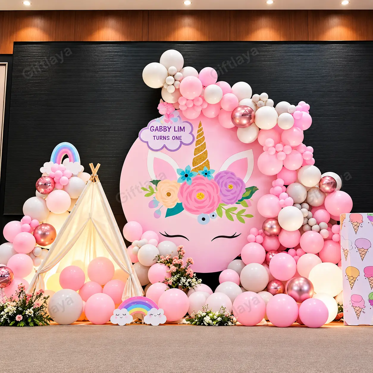 Unicorn Theme Stage Decoration