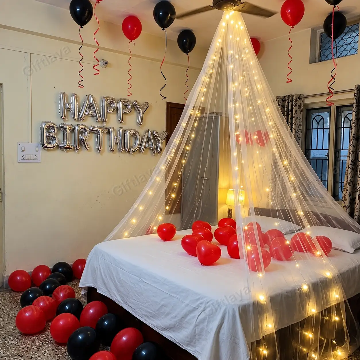 Romantic Birthday Cabana Decoration