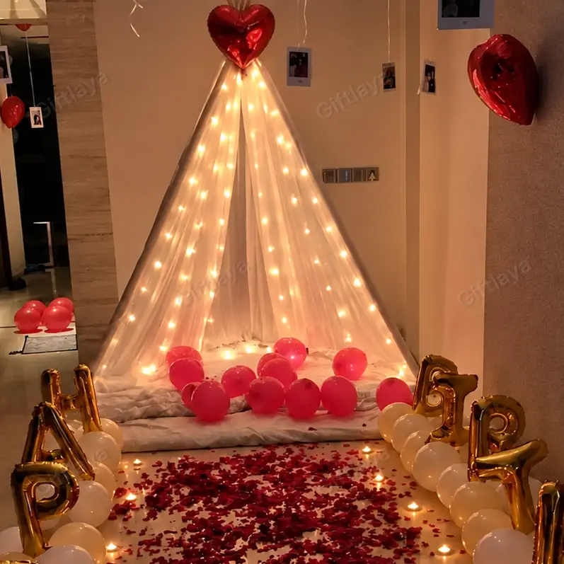 Romantic Cabana Surprise Setup — photo 2