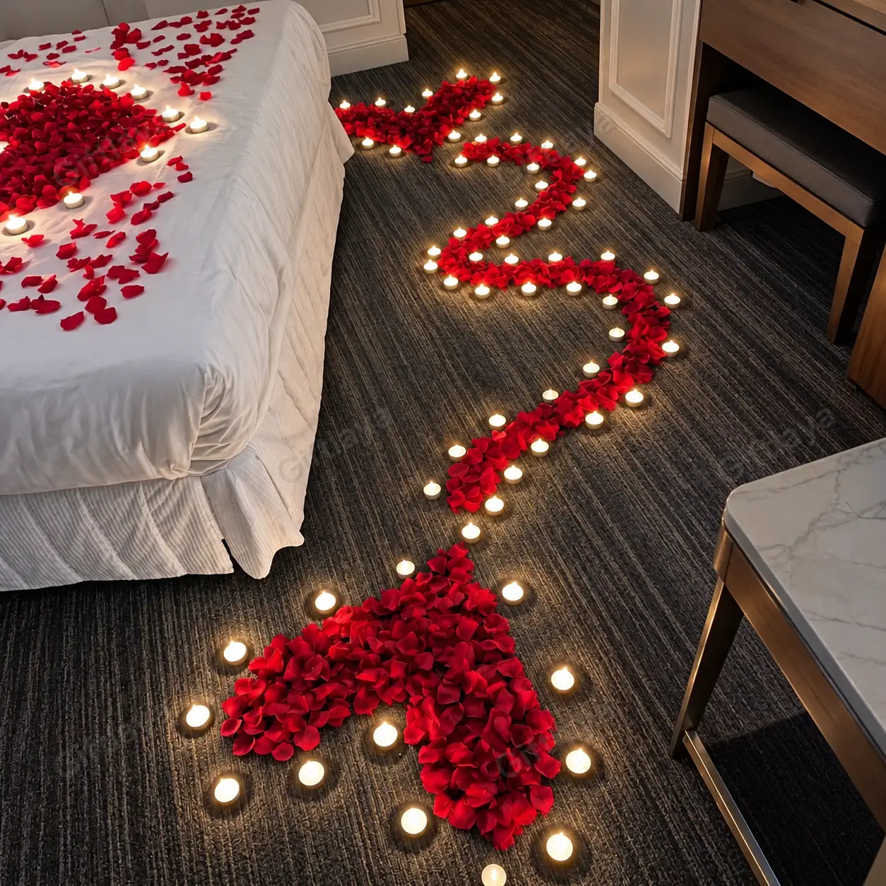 Romantic Surprise Flower Decoration — photo 3