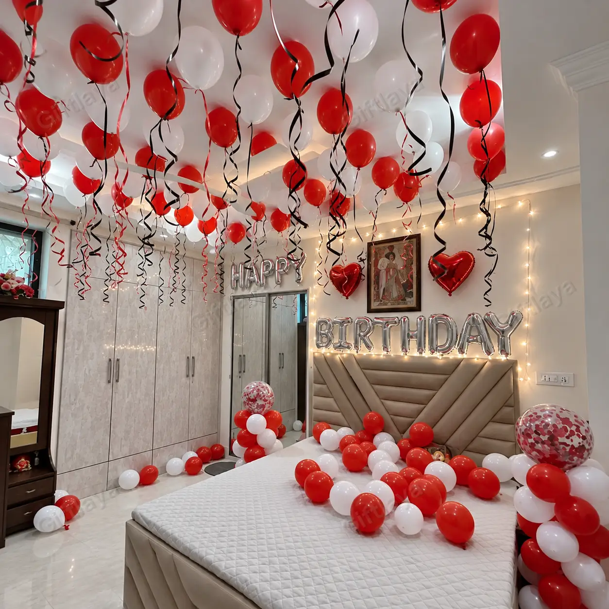 Simple Romantic Balloon Decoration