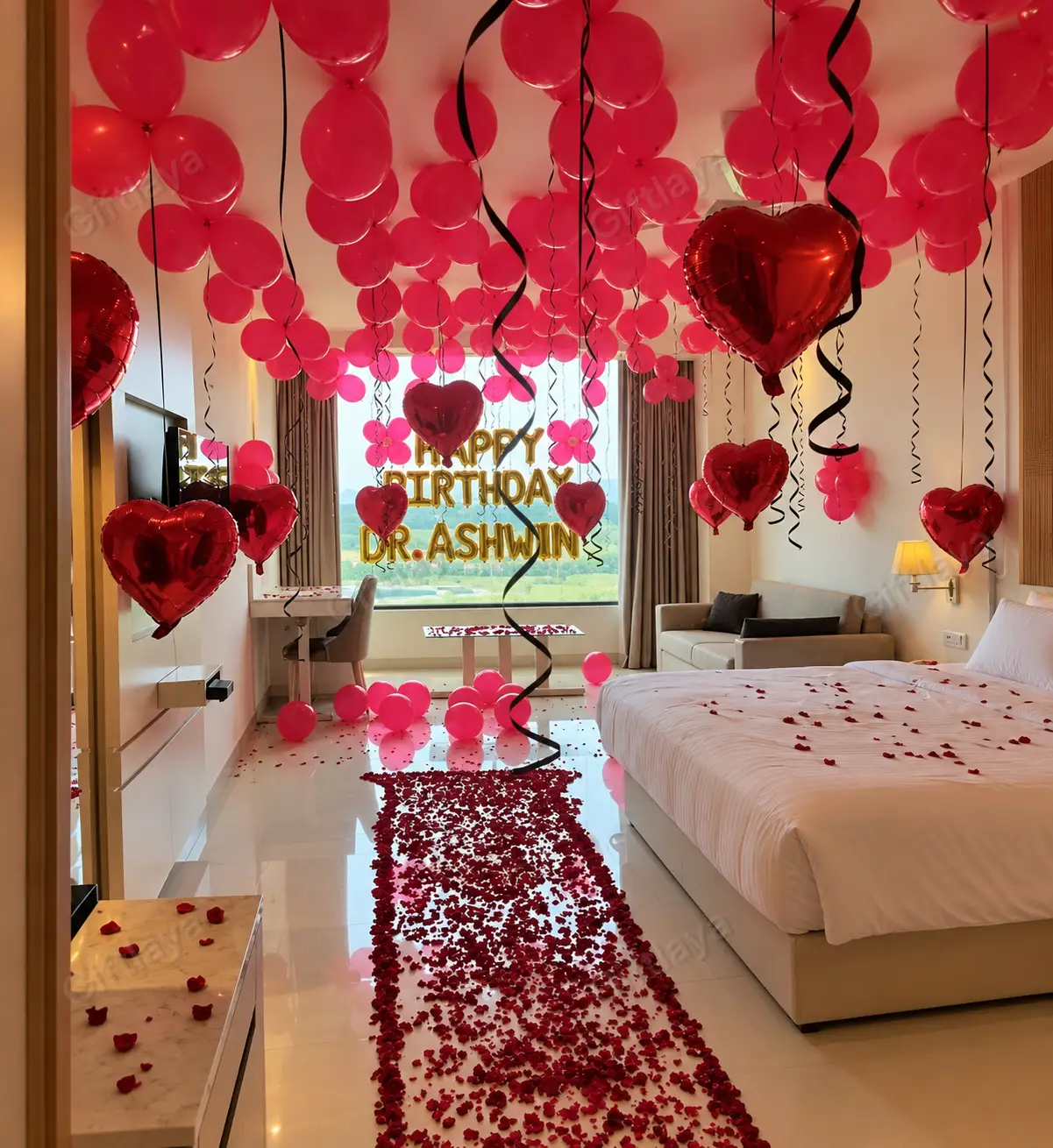 Surprise Romantic Room Decor