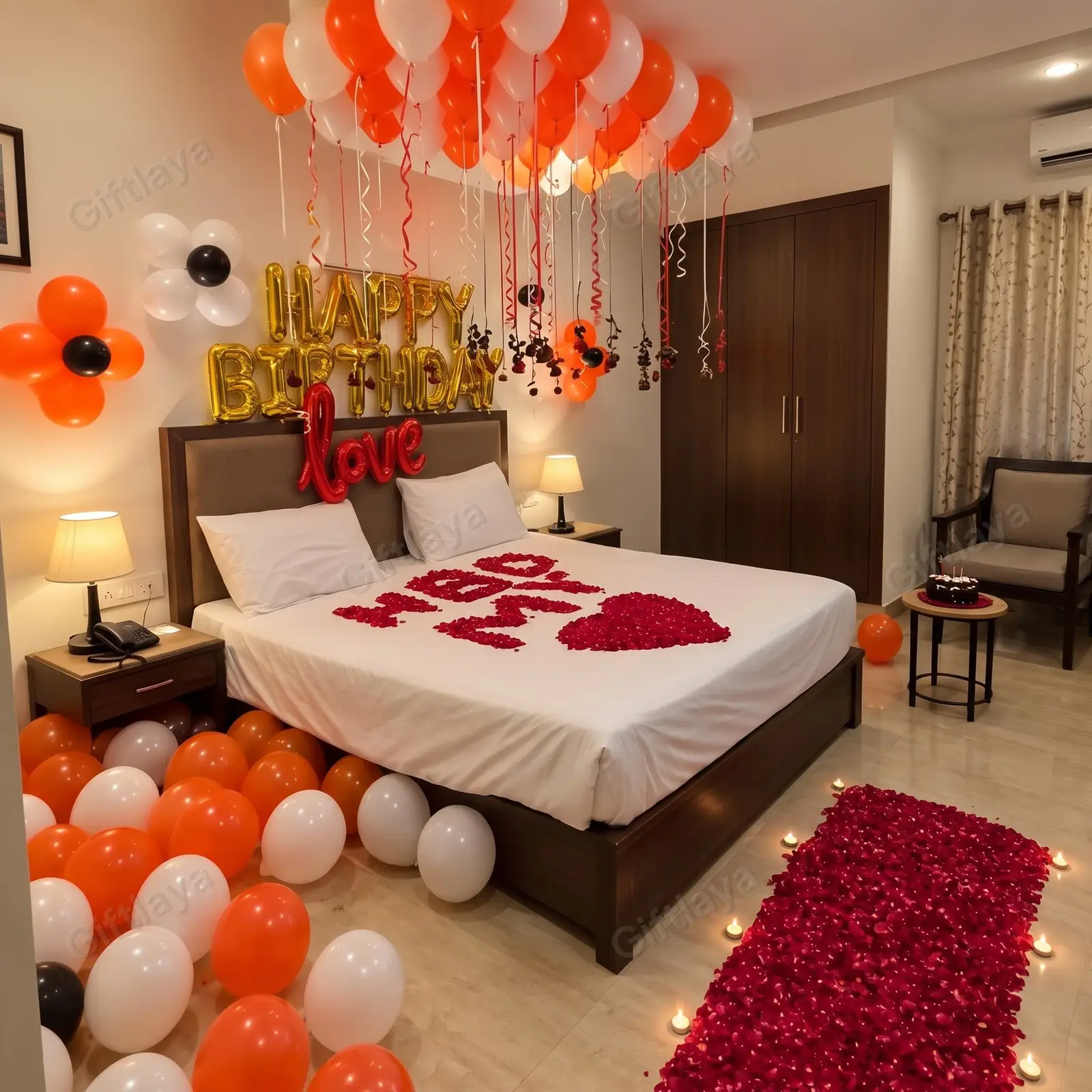 Surprise Romantic Room Decoration