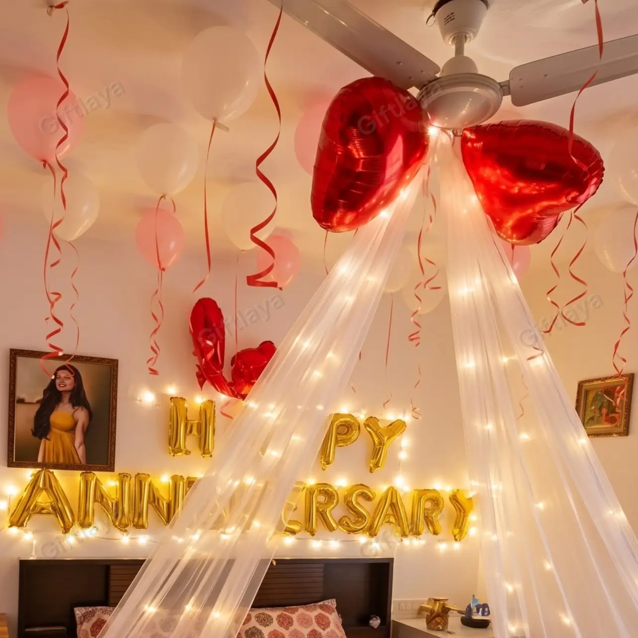 Anniversary Bed Cabana Decoration — photo 2