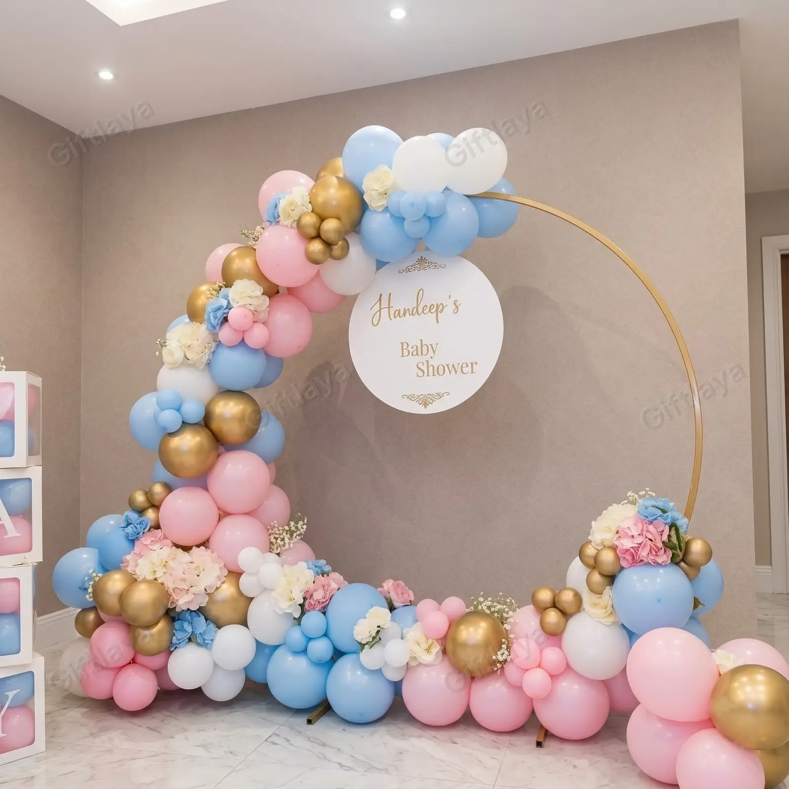 Baby Shower Blue Pink Theme — photo 3