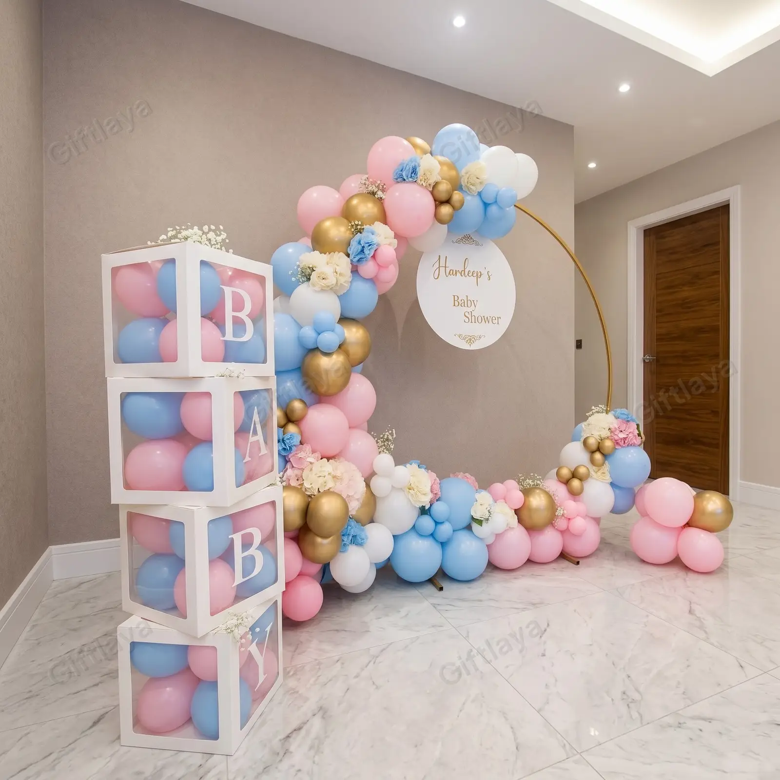 Baby Shower Blue Pink Theme — photo 2