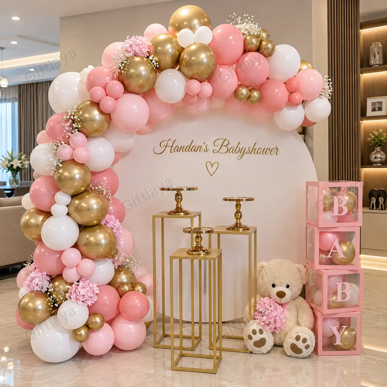 Baby Shower Customized Backdrop
