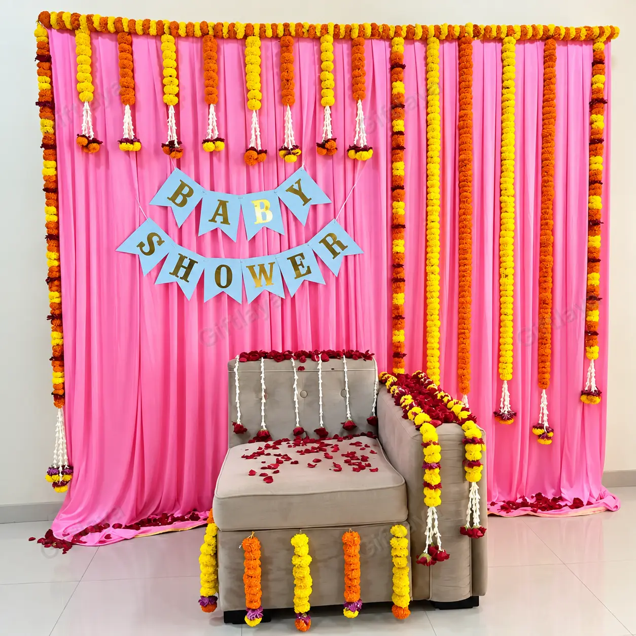 Baby Shower Flower Decoration