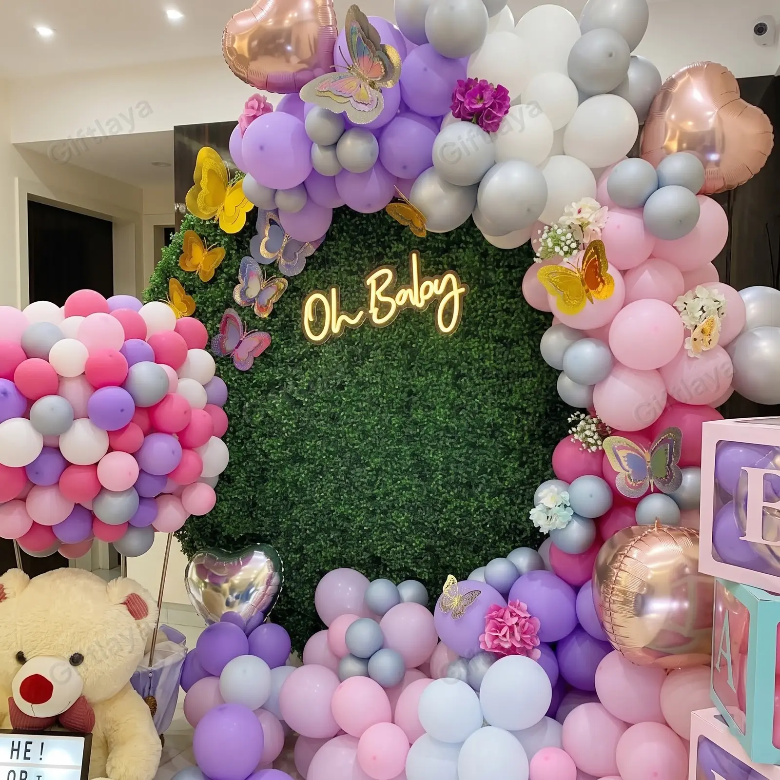 Baby Shower Neon Theme — photo 2