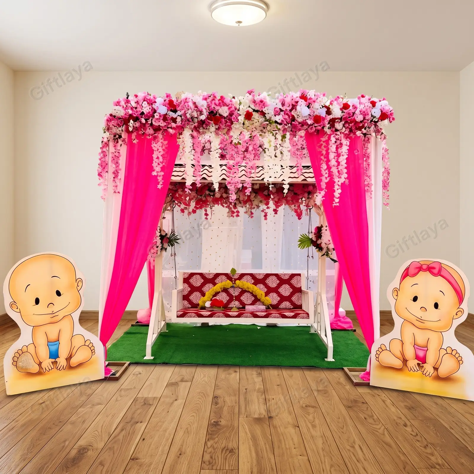 Dohale Jevan Flower Decoration