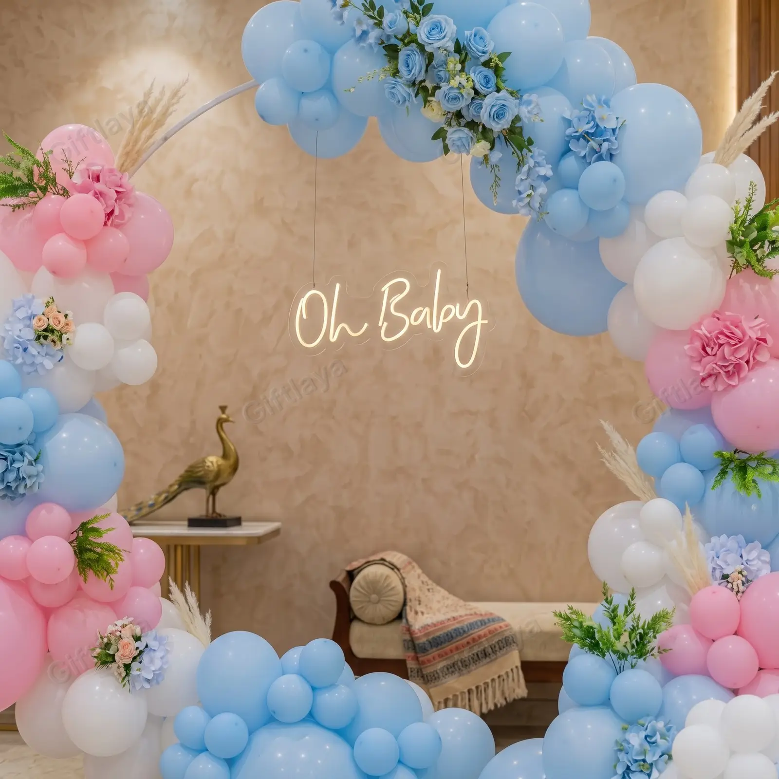 Pastel Balloons Oh Baby — photo 2