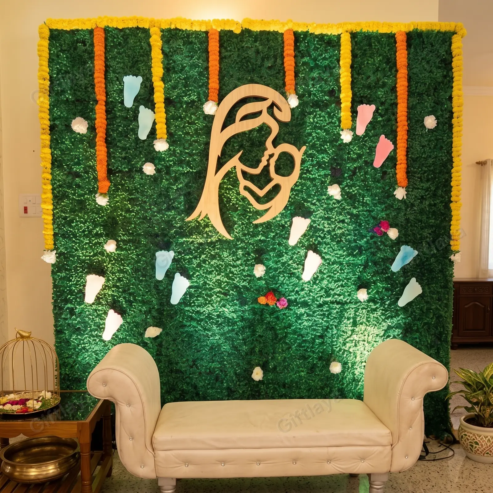Seemantham Green Backdrop — photo 3