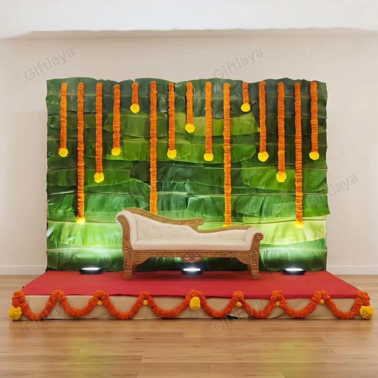 Traditional Seemantham Decoration