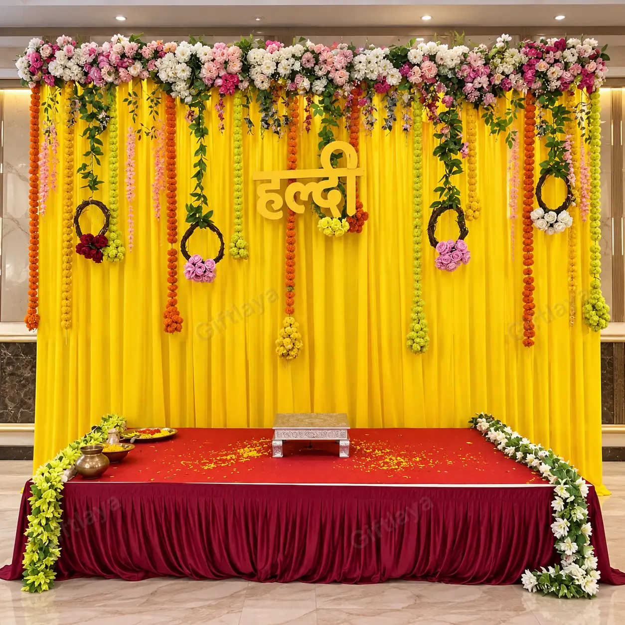 Haldi Decoration Simple
