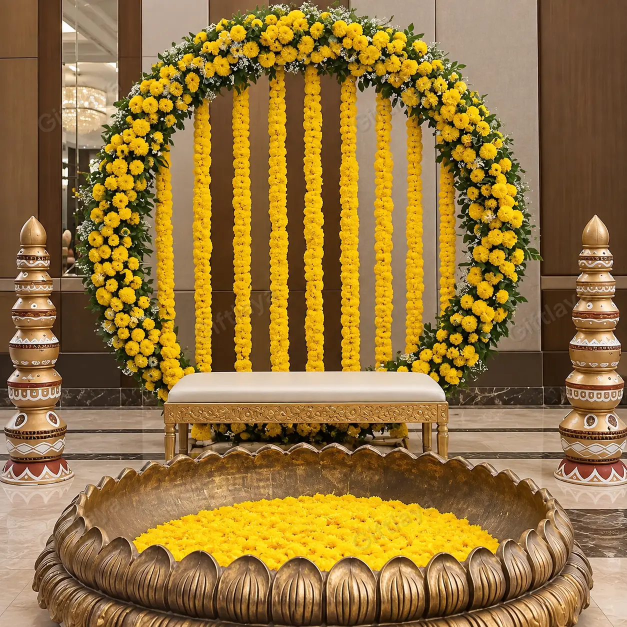 Haldi Ring Decoration