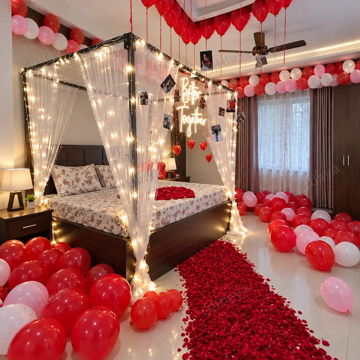 Better Together Wedding First Night Decoration — photo 2