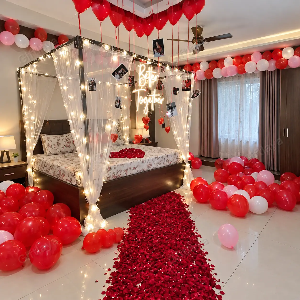 Better Together Wedding First Night Decoration