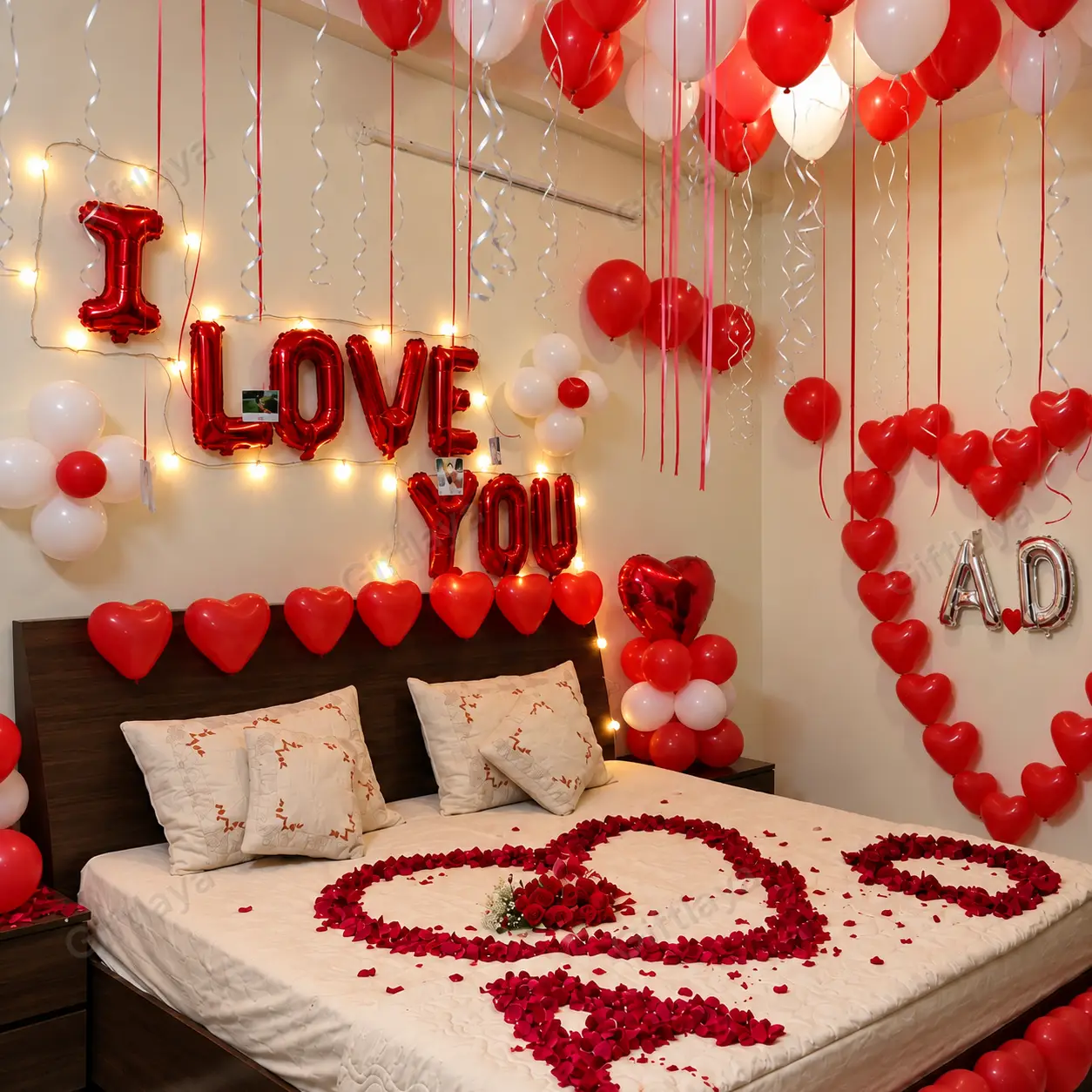 I Love You Decoration for Wedding Night — photo 2