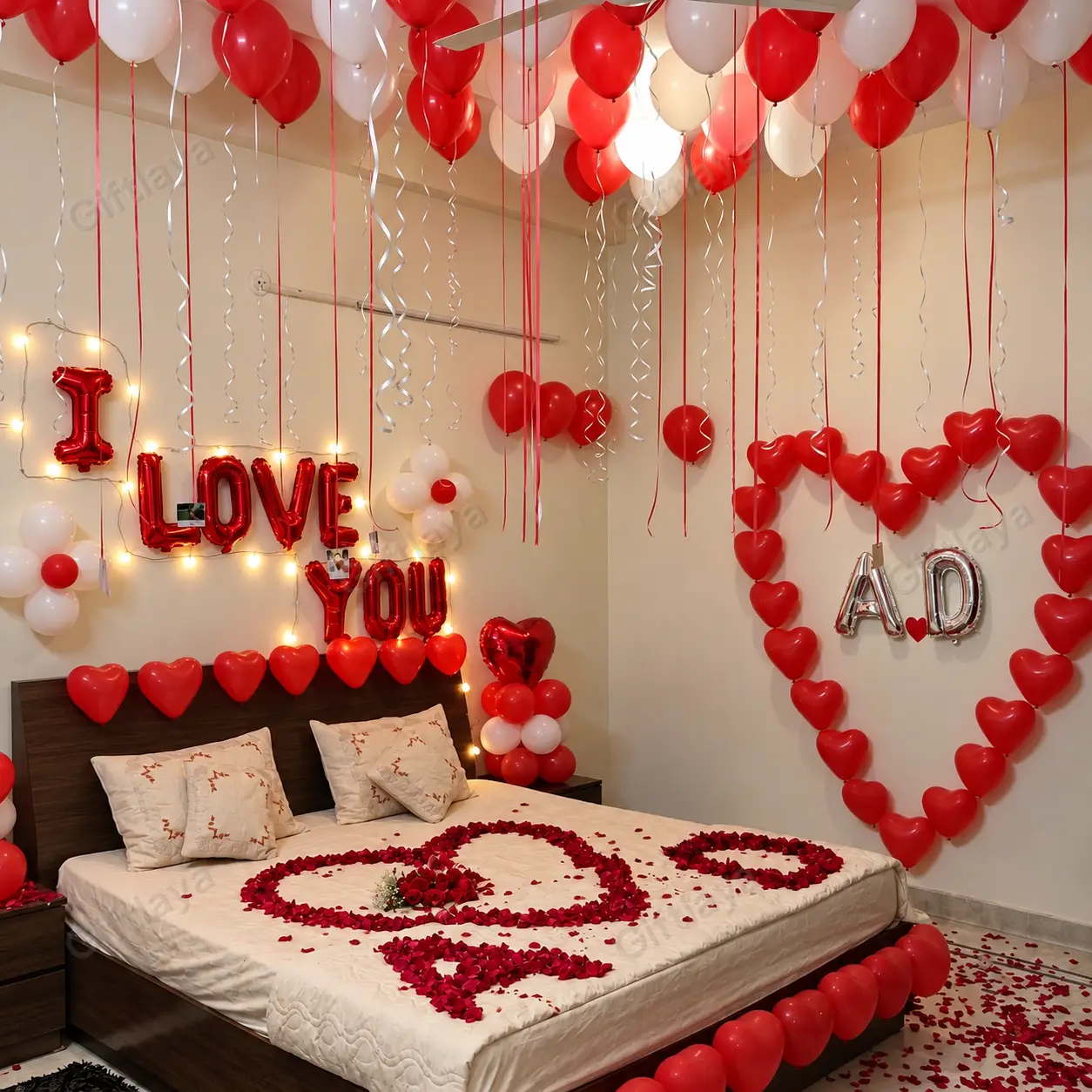 I Love You Decoration for Wedding Night