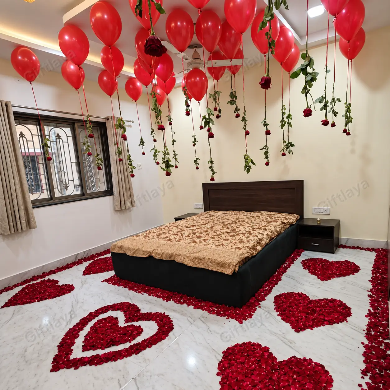 Romantic First Night Decoration for Couples