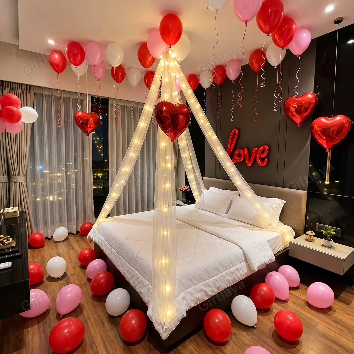 Room Light Decoration for Wedding Night