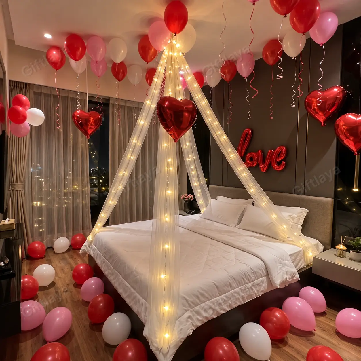 Room Light Decoration for Wedding Night — photo 4