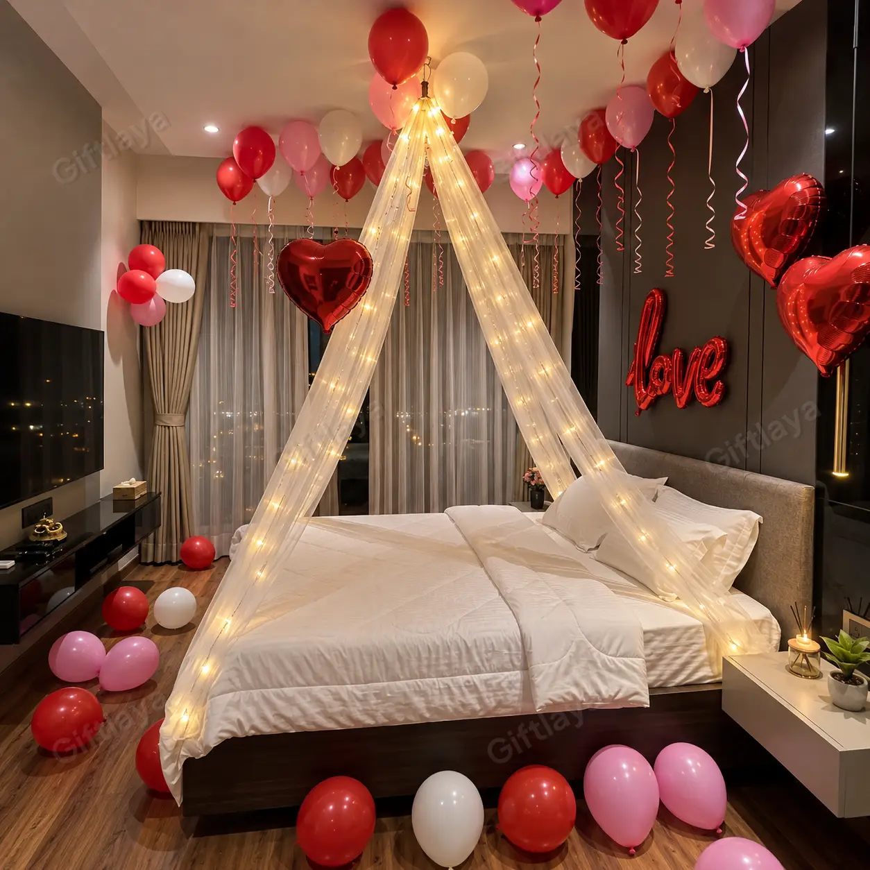 Room Light Decoration for Wedding Night — photo 3