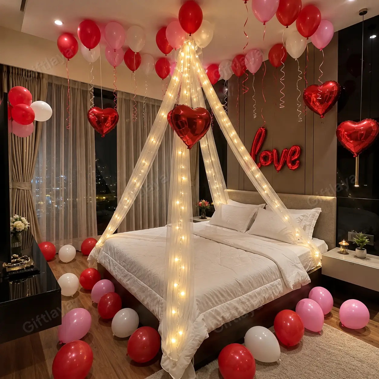 Room Light Decoration for Wedding Night — photo 2