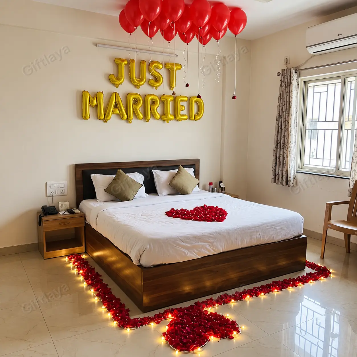 Simple Wedding Night Decoration