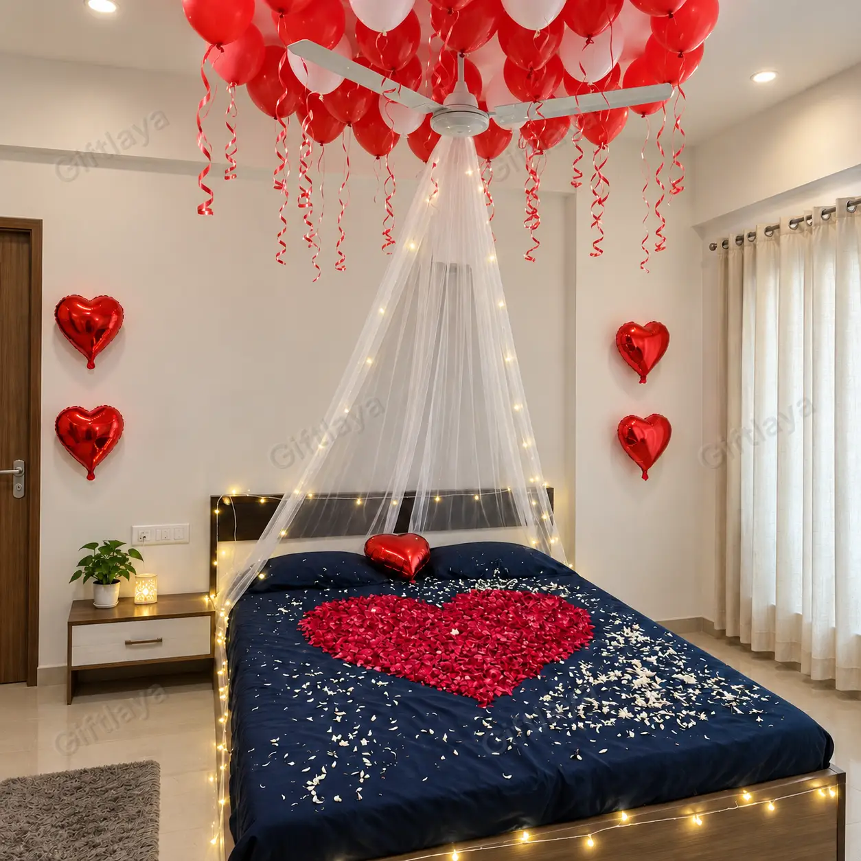 Suhaag Raat Room Decoration