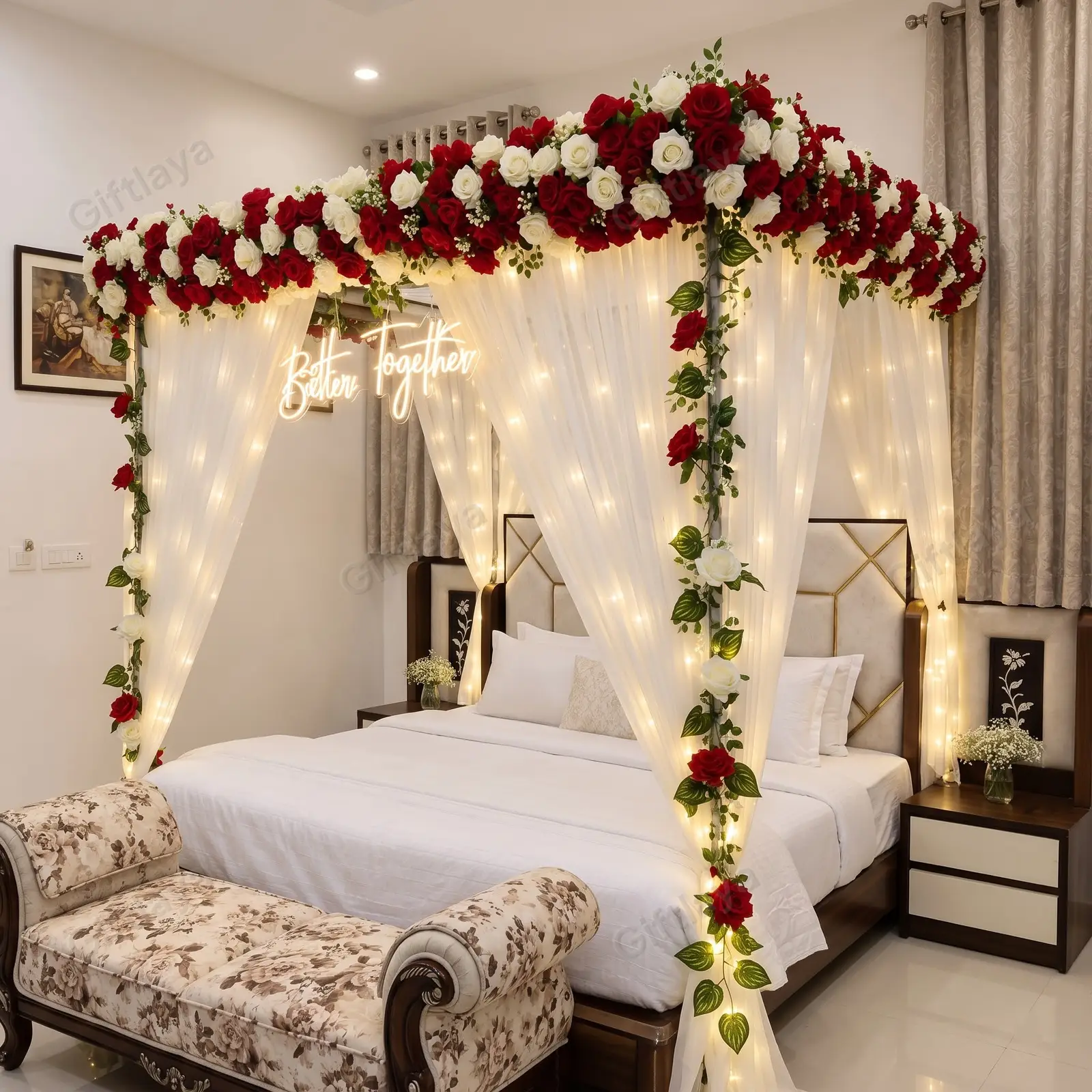 Wedding Bed Decoration — photo 3