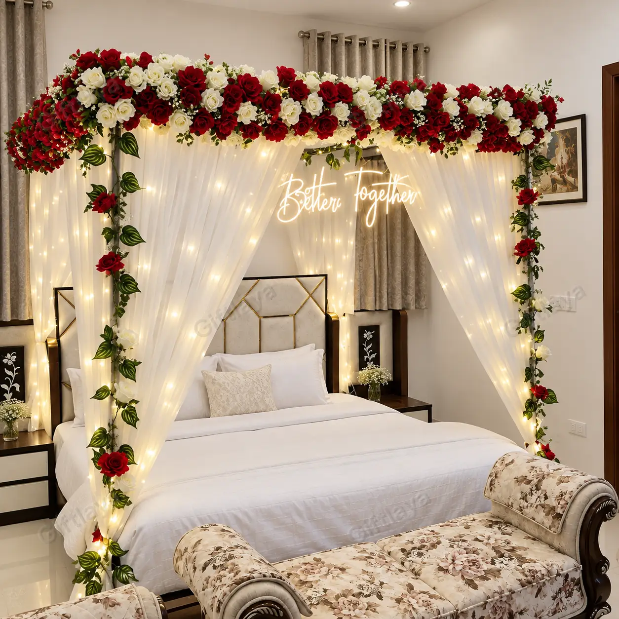Wedding Bed Decoration
