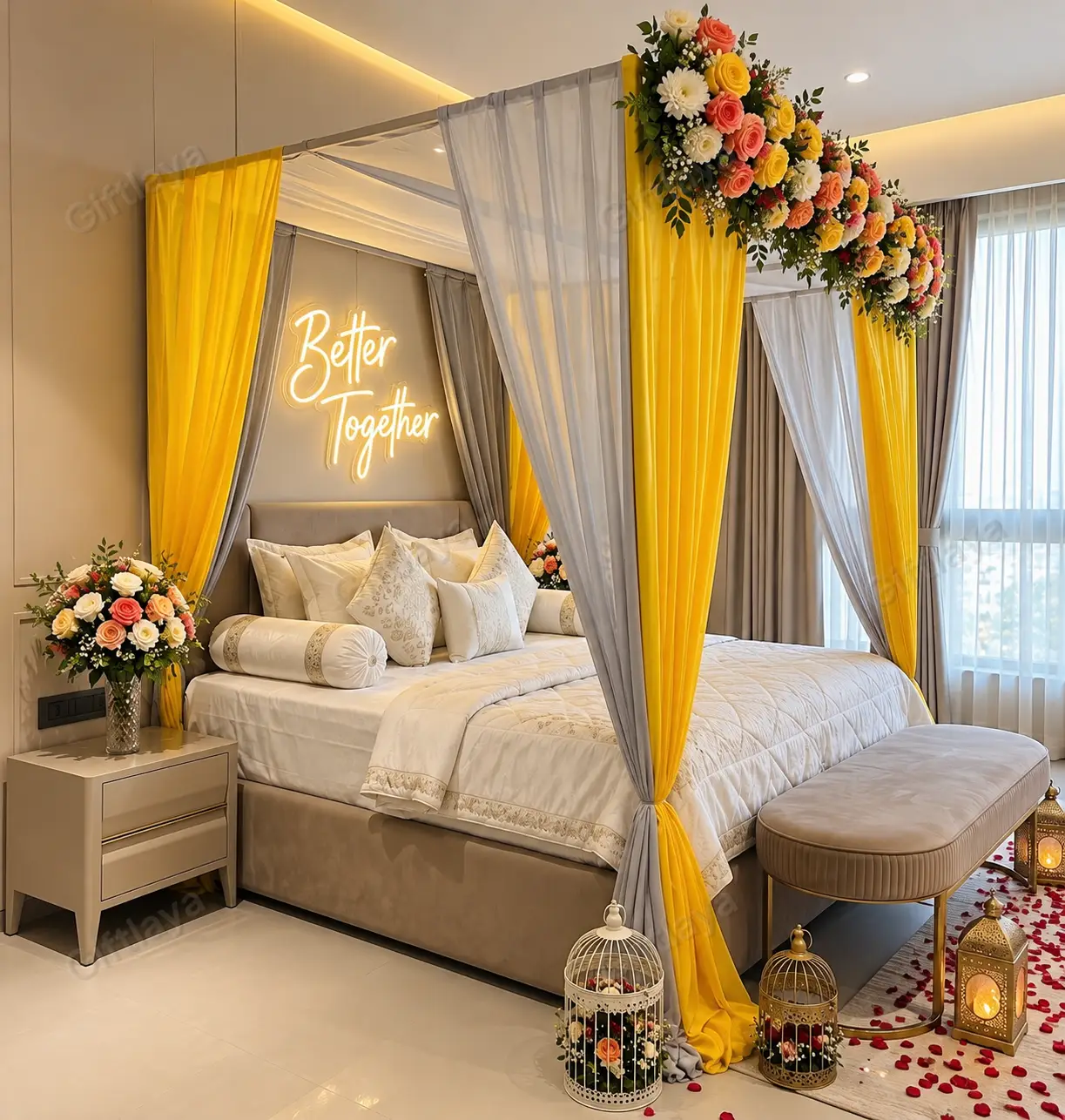 Wedding Night Bed Premium Decoration — photo 3