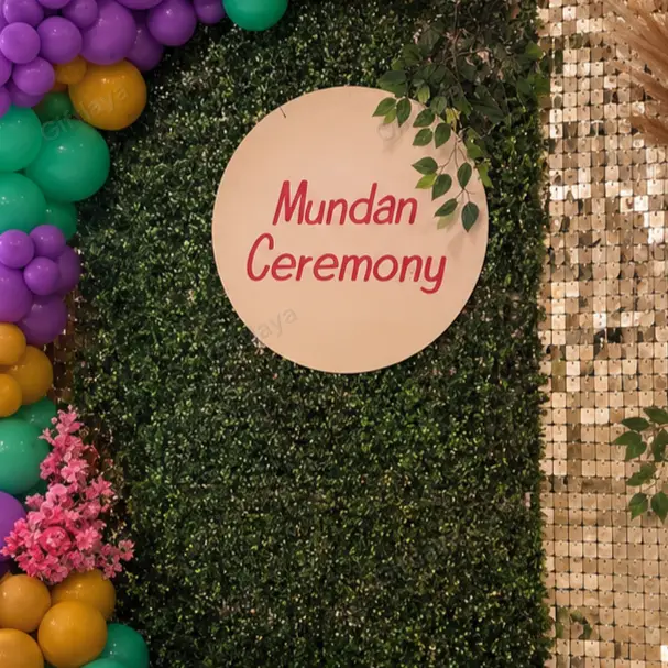 Mundan Ceremony Backdrop — photo 2